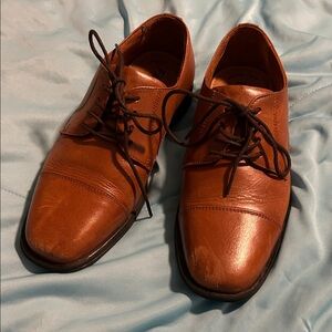 Classic Brown Leather Dress Shoes